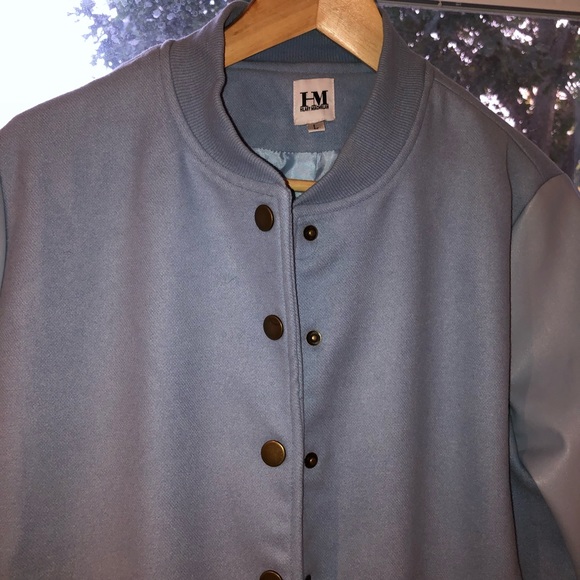 Hilary MacMillan Blue Varsity Jacket Size L - Picture 6 of 7